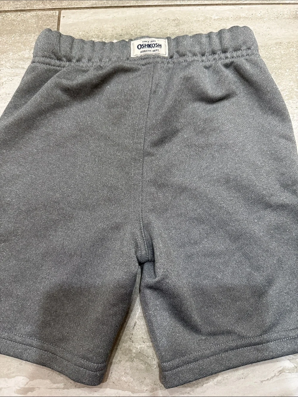 OshKosh B'gosh Gray Pull-On Zip Pocket Shorts